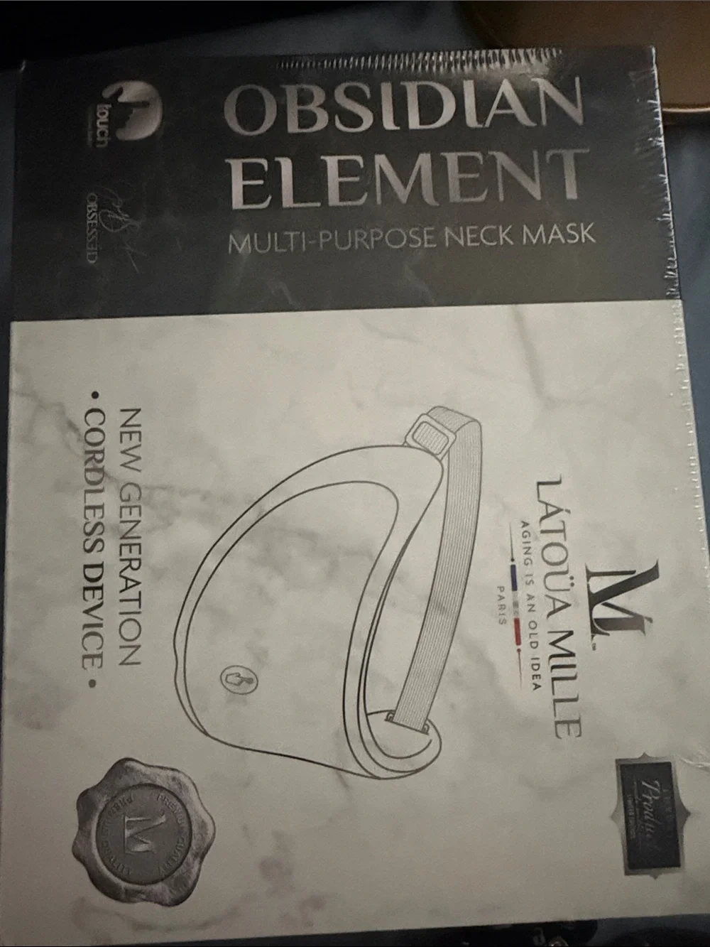 Obsidian Element Multi-Purpose Neck Mask - Black